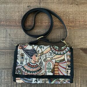 Danny K Beverly Hills Rare Artistic Tapestry Crossbody Bag